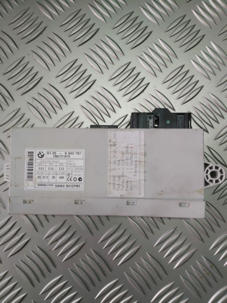 CAS vadības bloks priekš BMW 520D E60 2006 ENG.