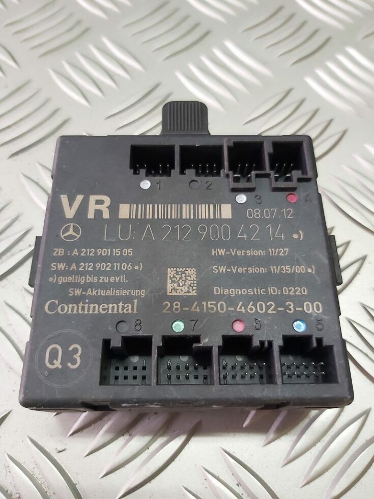 Aizmugurējo labo durvju vadības bloks priekš MERCEDES BENZ E250 W212 2014