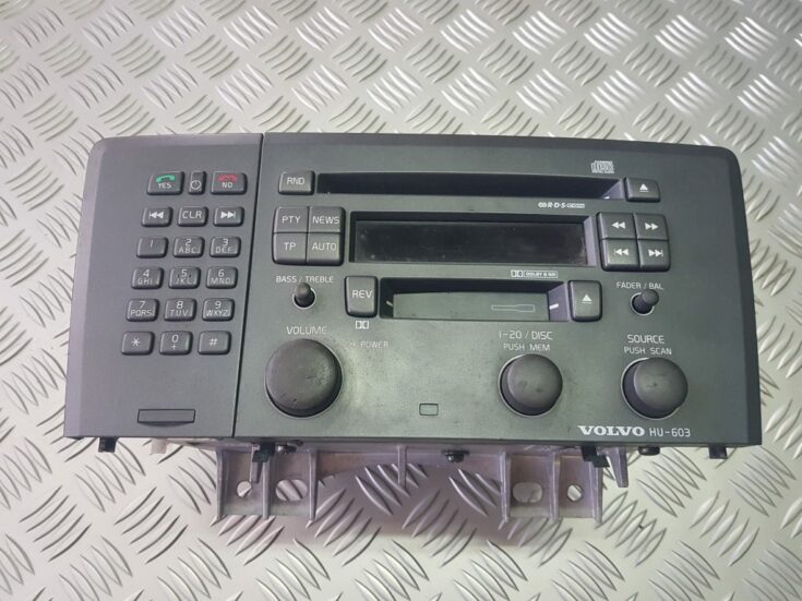 CD/DVD/Navigācijas bloks priekš VOLVO V70 2002 SILVER