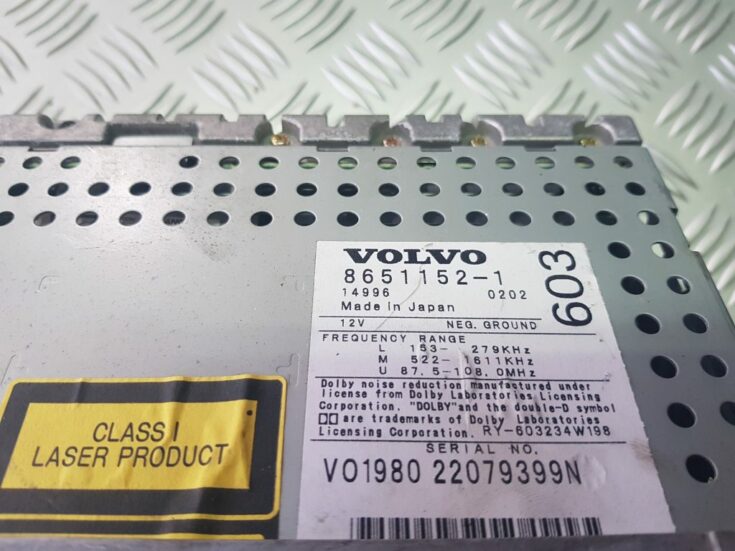 CD/DVD/Navigācijas bloks priekš VOLVO V70 1997