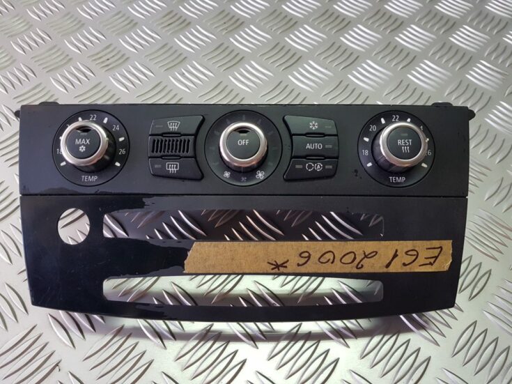 Gaisa kondicioniera vadības bloks priekš BMW 530D E61 2006 TOURING TITANSILVER