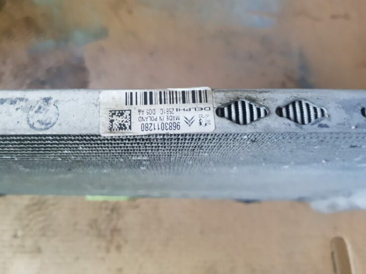 Gaisa kondicioniera radiators priekš PEUGEOT 508 2012