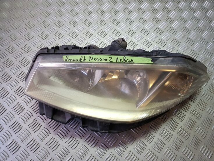 Priekšējais kreisais lukturis priekš RENAULT MEGANE 2004
