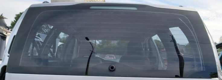 Aizmugures stikls priekš VOLVO V70 2002 SILVER