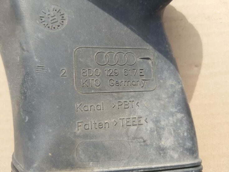 Gaisa filtra korpusa caurule priekš AUDI A6 AVANT 2003