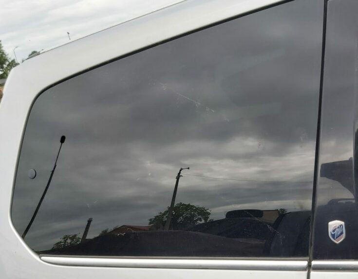 Aizmugurējais labais sānu stikls priekš FORD GALAXY 2007