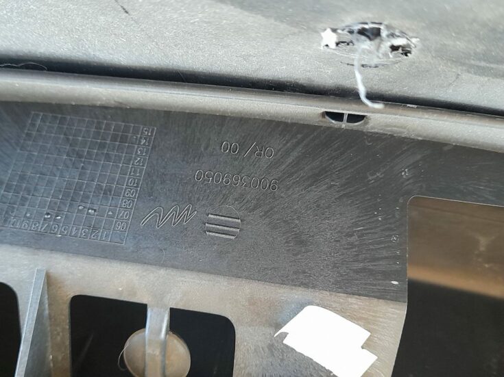 Bagāžnieka vāka liela apdare priekš CITROEN PICASSO 2007