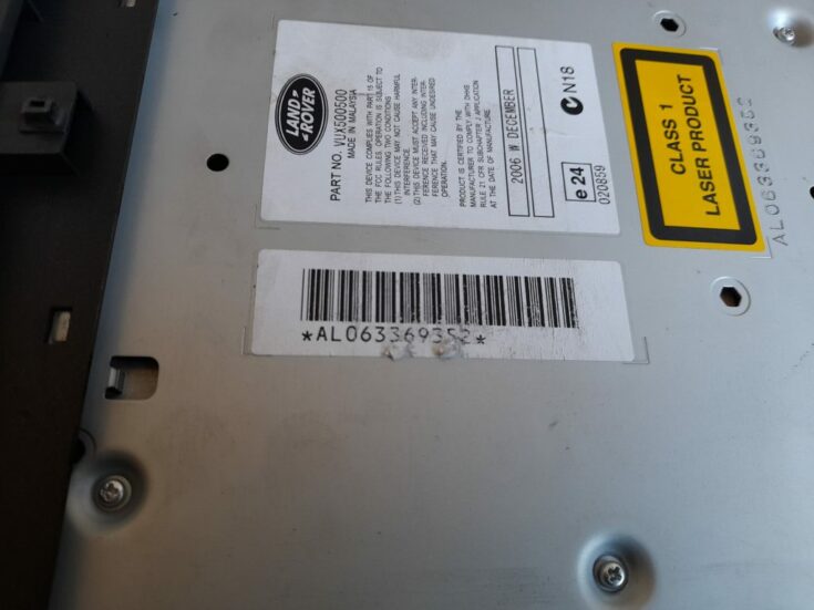 CD/DVD/Navigācijas bloks priekš RANGE ROVER SPORT 2007
