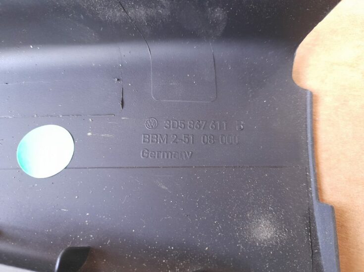 Durvju stikla moldings priekš VW PHAETON 2005