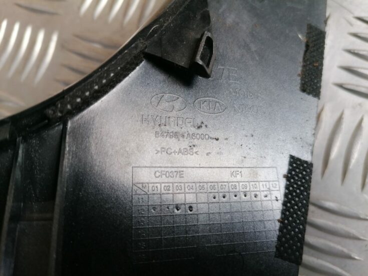 Mērinstrumentu paneļa gaisa vads, centrā priekš HYUNDAI I30 2012