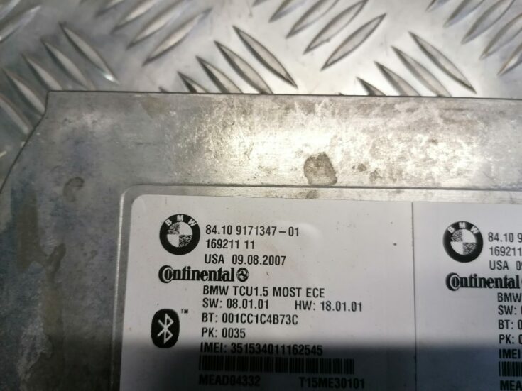 Bluetooth vadības bloks priekš BMW 330D E91 2008 TOURING