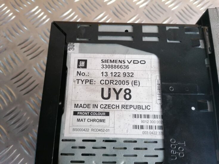 CD/DVD/Navigācijas bloks priekš OPEL MERIVA 2005
