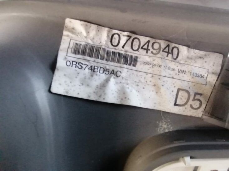 Bagāžnieka vāka liela apdare priekš CHRYSLER GRAND VOYAGER 2004