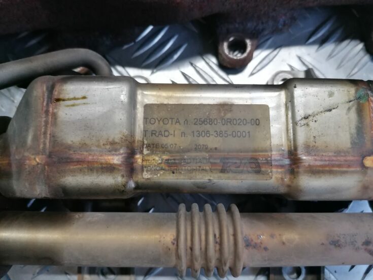 EGR vārsta dzesētājs priekš TOYOTA COROLLA VERSO 2005