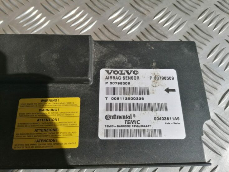 Drošības spilvena vadības bloks priekš VOLVO S80 2007 GREY