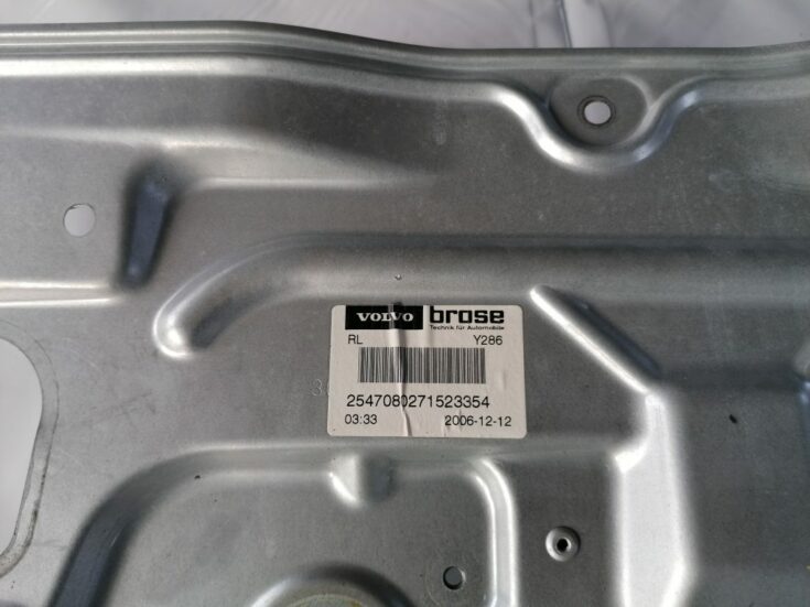 Stikla pacelšanas mehānisma panele priekš VOLVO S80 2007 GREY