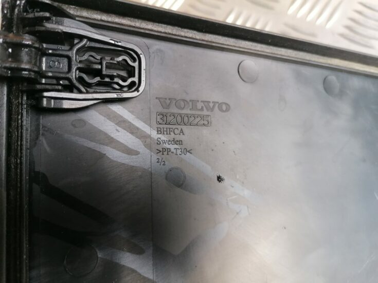 Ieplūdes gaisa deflektors, pa kreisi priekš VOLVO S80 2007 GREY
