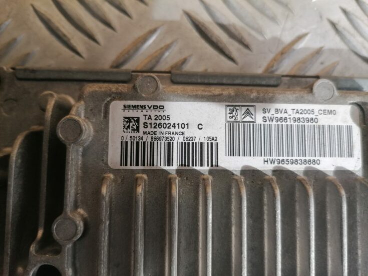 Pārnesumkārbas vadības bloks priekš CITROEN C4 2006