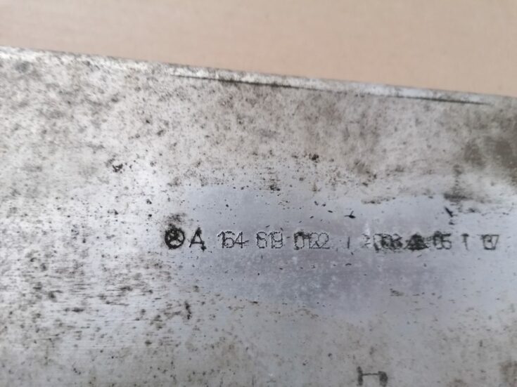 Aizmugurējā bufera pastiprinātājs priekš MERCEDES BENZ ML320 2005 BLACK
