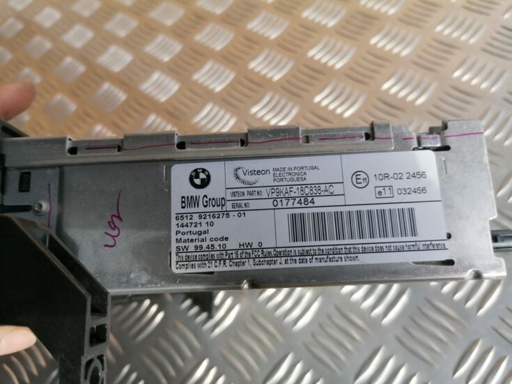 CD/DVD/Navigācijas bloks priekš BMW 1 E87 2009 WHITE