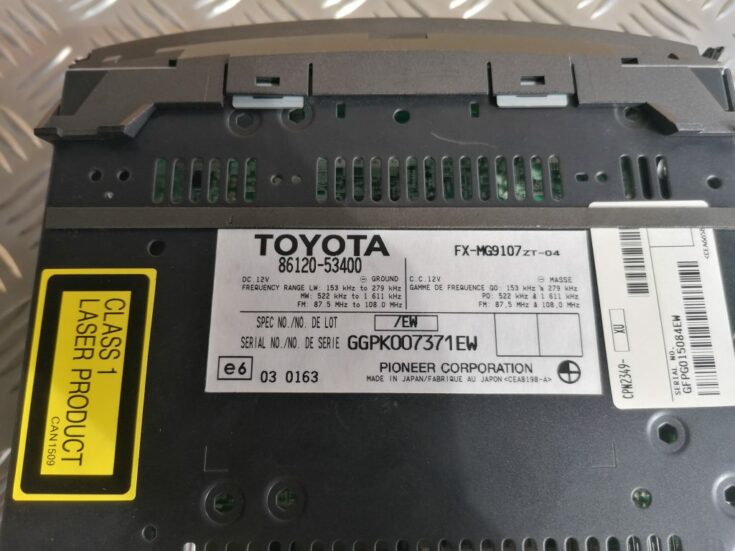 CD/DVD/Navigācijas bloks priekš LEXUS IS250 2007