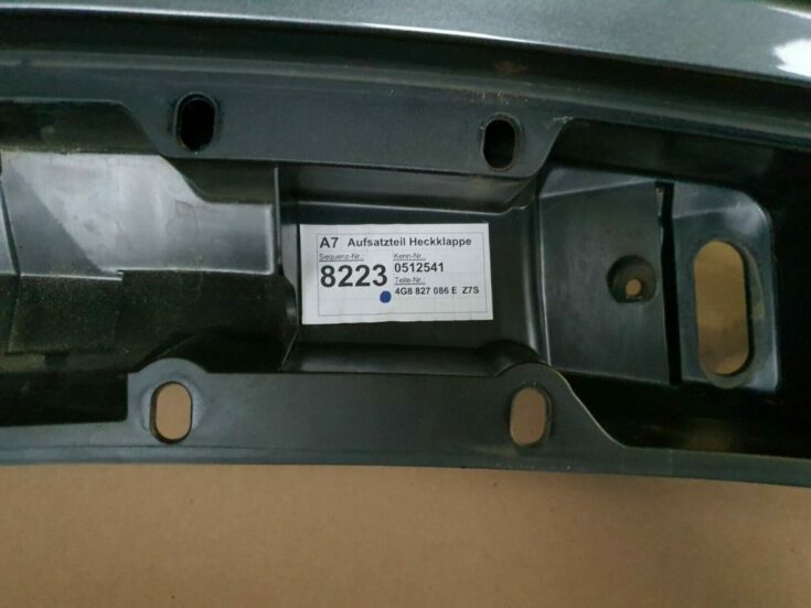 Bagāžnieka vāks priekš AUDI A7 2011 SPORTBACK