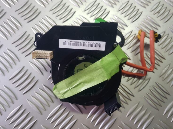 Drošības spilvena slīdgredzens priekš VOLVO C30 2008 BLACK