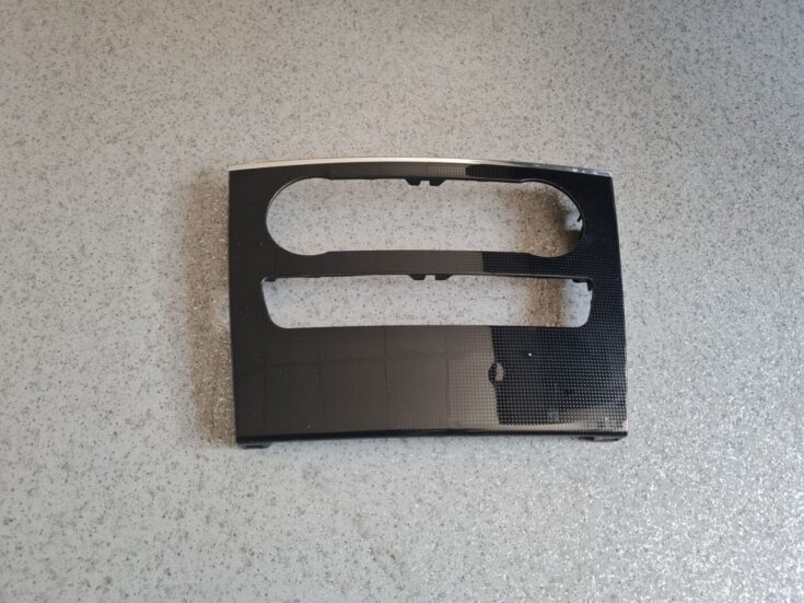Mērinstrumentu paneļa dekoratīvais rāmis priekš MERCEDES BENZ ML320 2005 BLACK