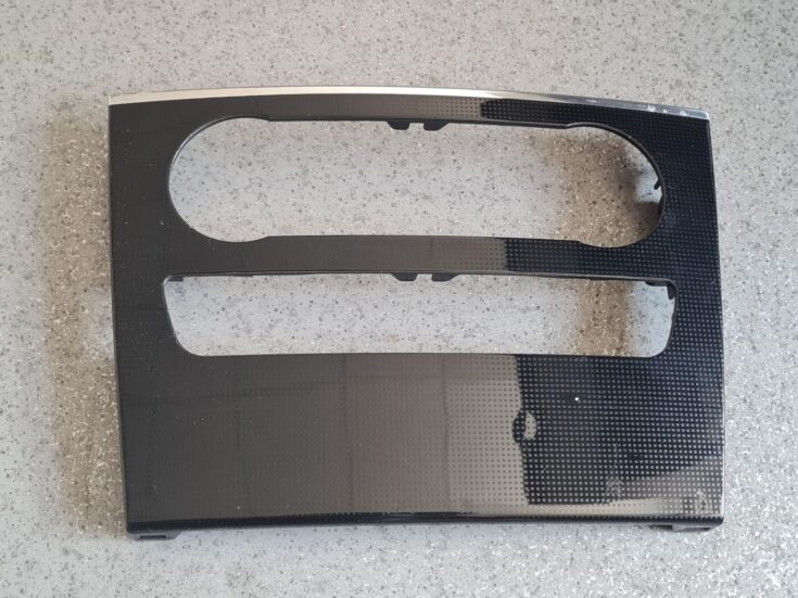 Mērinstrumentu paneļa dekoratīvais rāmis priekš MERCEDES BENZ ML320 2005 BLACK