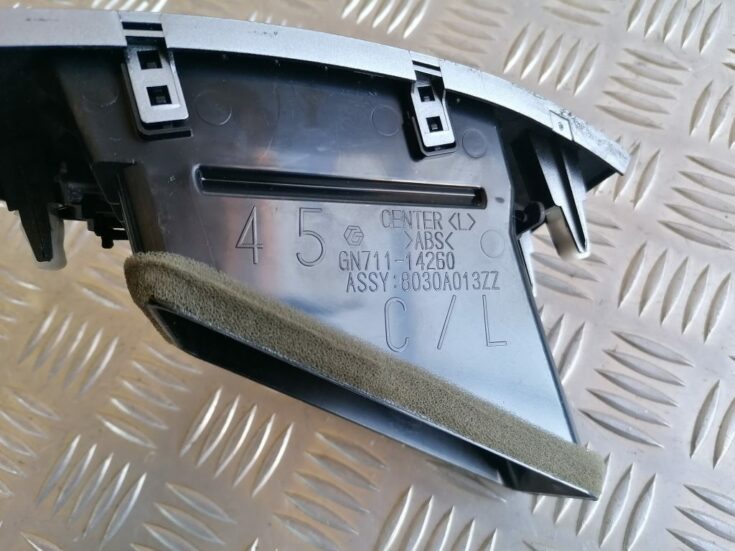 Mērinstrumentu paneļa gaisa vads, centrā priekš CITROEN C-CROSSER 2009