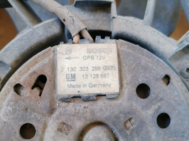 Dzesēšanas radiatora ventilators priekš OPEL ZAFIRA 2004