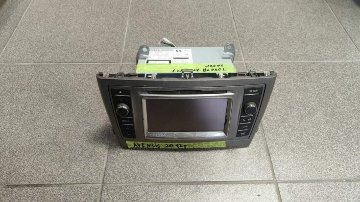 CD/DVD/Navigācijas bloks priekš TOYOTA AVENSIS 2012