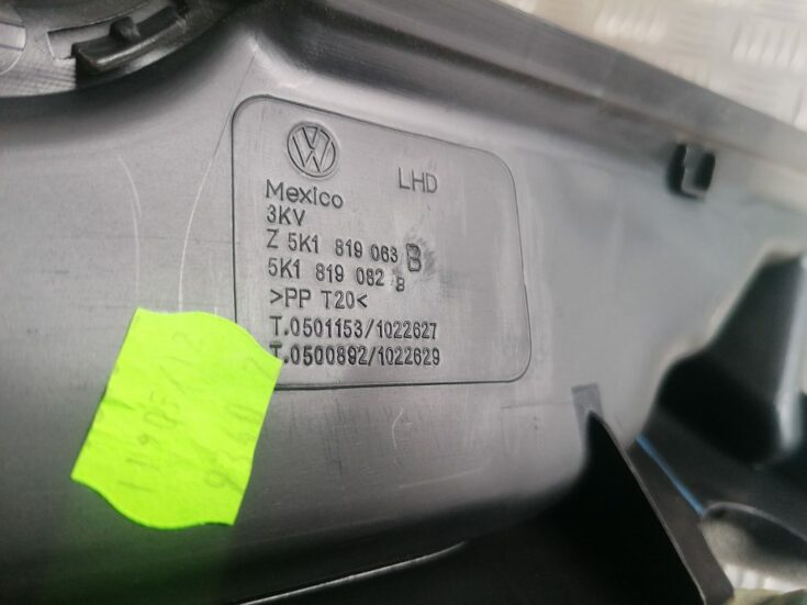 Salona gaisa vads priekš VW GOLF VARIANT 2012
