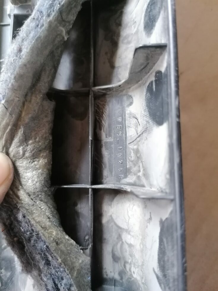 Sliekšņa priekšēja laba uzlika (salonā) priekš HONDA ACCORD 2007 YR562P