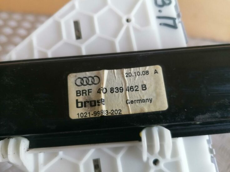 Stikla pacelšanas mehānisms aizmugurējais labais priekš AUDI A6 2008