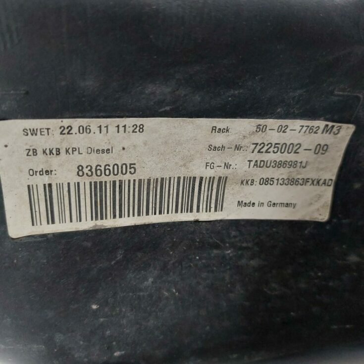 Degvielas tvertne priekš BMW 520D F11 2011 TOURING