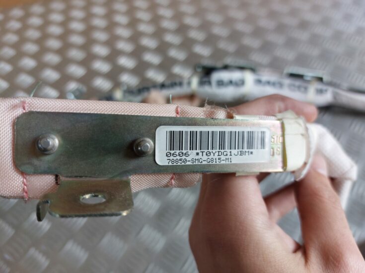 Griestu drošības spilvens, pa kreisi priekš HONDA CIVIC 2006