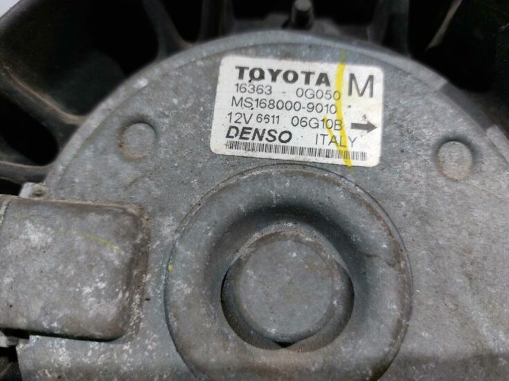 Dzesēšanas radiatora ventilators priekš TOYOTA COROLLA VERSO 2006