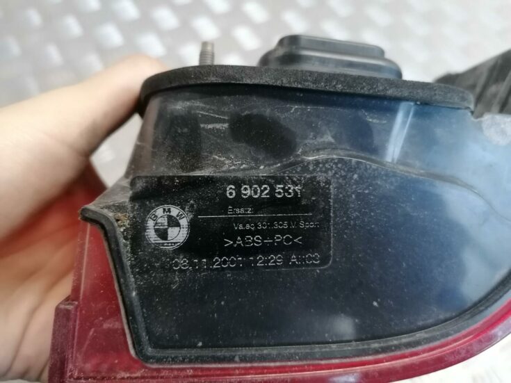 Aizmugurējais kreisais lukturis priekš BMW 530D E39 2001 TOURING