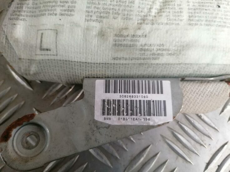 Priekšējo durvju drošības spilvens priekš BMW 530D E39 2001 TOURING
