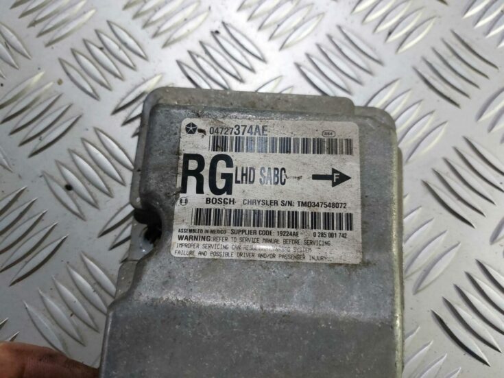 Drošības spilvena vadības bloks priekš CHRYSLER VOYAGER 2006