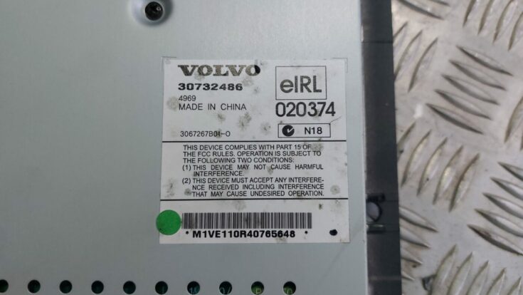 Audio pastiprinātāja bloks priekš VOLVO S40 2004 Black