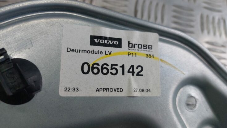 Stikla pacelšanas mehānisma panele priekš VOLVO S40 2004 Black