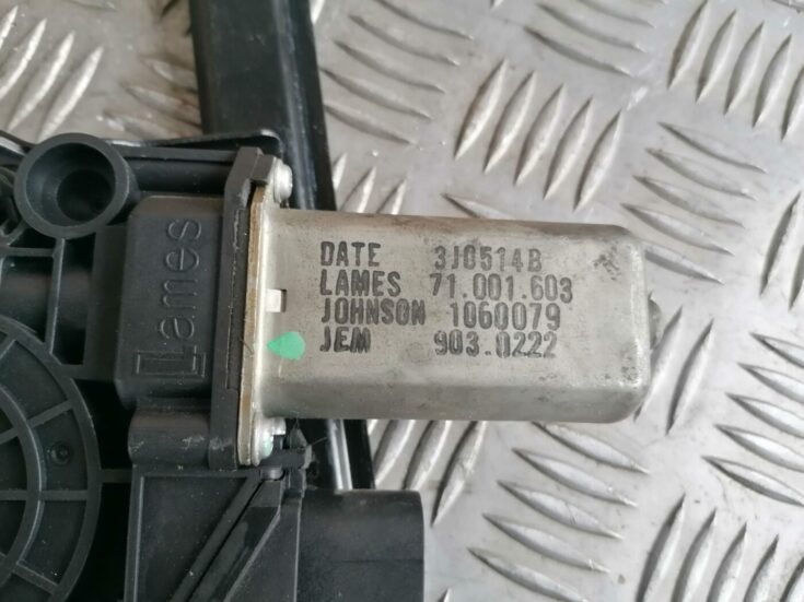 Stikla pacelšanas mehānisms aizmugurējais labais priekš BMW 123 E87 2008 BLACK
