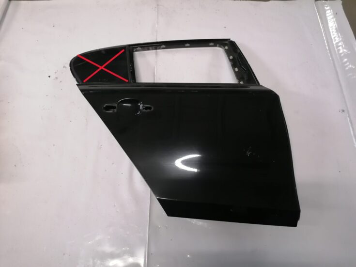 Aizmugurējās labās durvis priekš BMW 123 E87 2008 BLACK