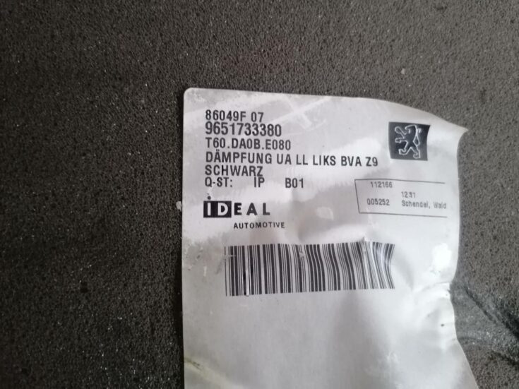 Mērinstrumentu paneļa apakšēja apdare priekš PEUGEOT 607 2010