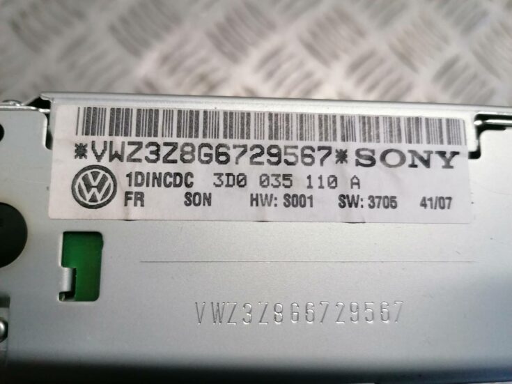 CD/DVD/Navigācijas bloks priekš VW PHAETON 2003