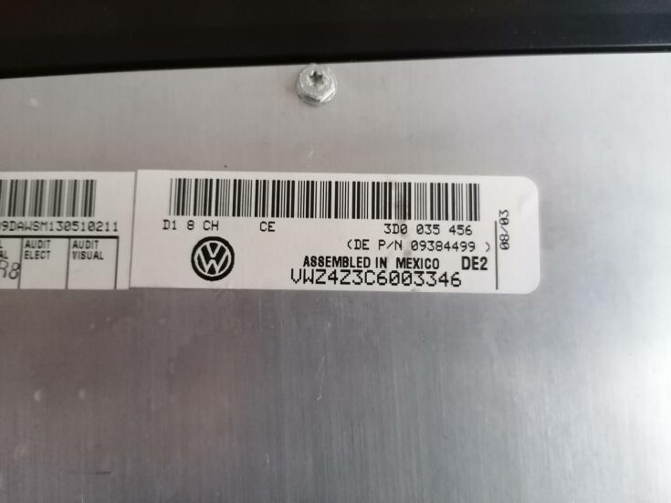 Audio pastiprinātāja bloks priekš VW PHAETON 2003
