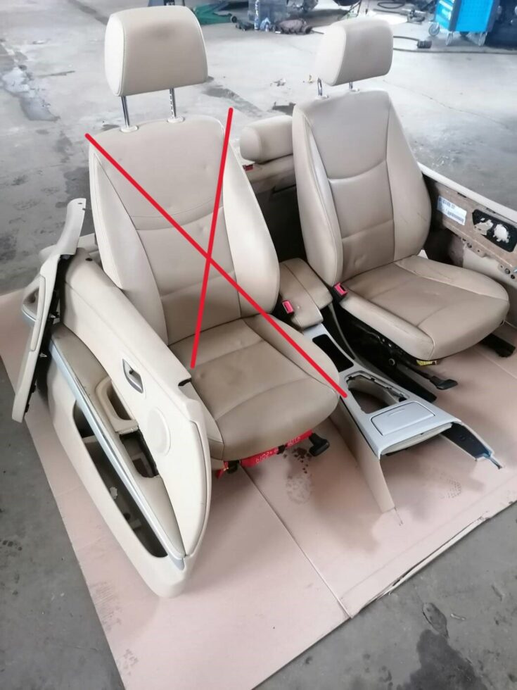 Sēdekļu komplekts priekš BMW 318D E91 2008 TOURING