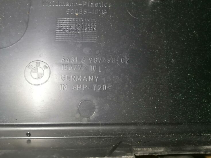 Salona gaisa filtra korpuss priekš BMW 318D E91 2008 TOURING